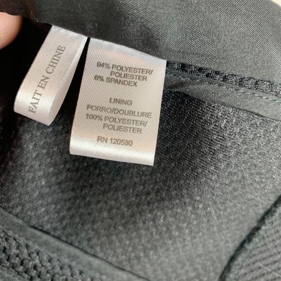 Amanda + Chelsea Black Ruffle Sleeve Blazer Sz 4 - Picture 6 of 7